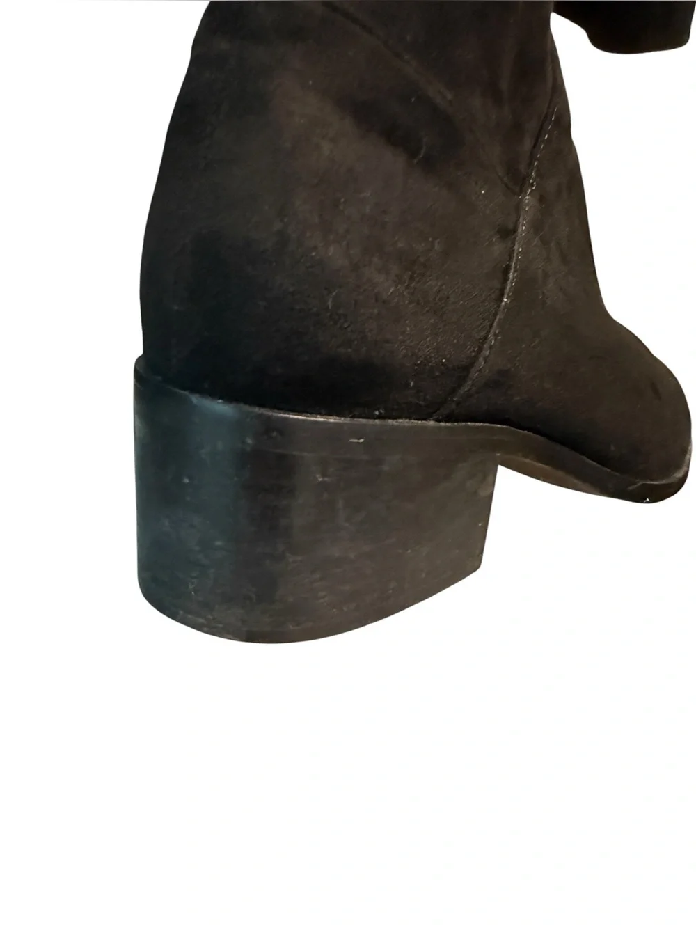 Steve Madden Gabriana over-the-knee stretch boots in black faux suede